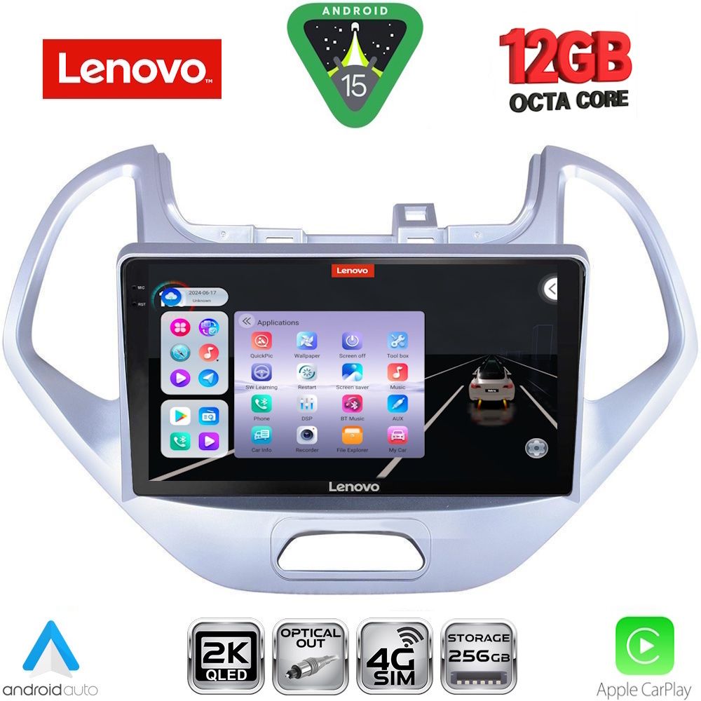 LENOVO SSZ 12167LO_CPA (9inc) MULTIMEDIA TABLET for FORD KA mod. 2017-2024 - LENOVO SSZ 12167LO_CPA