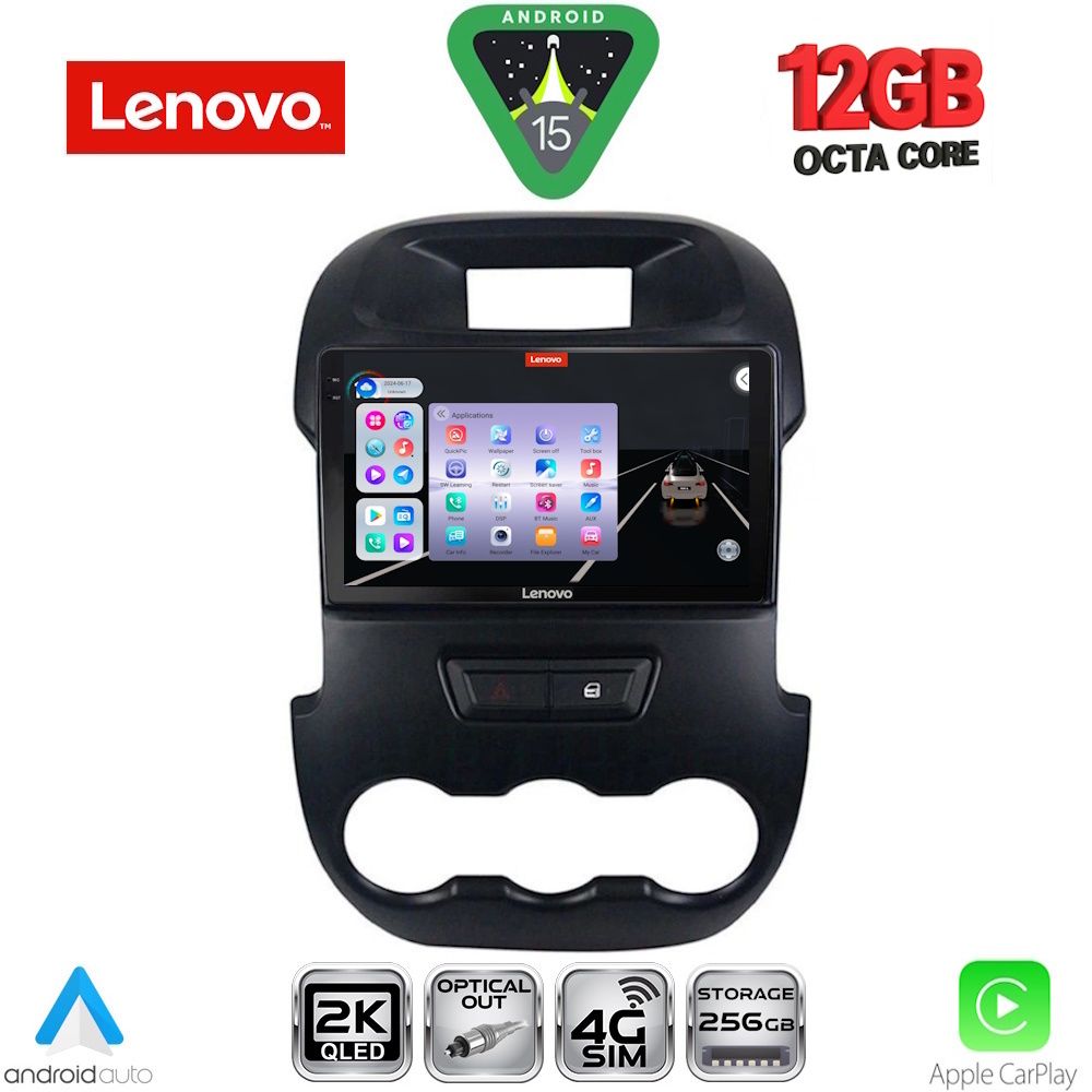 LENOVO SSZ 12171_CPA (9inc) MULTIMEDIA TABLET for FORD RANGER mod. 2011-2015 - LENOVO SSZ 12171_CPA