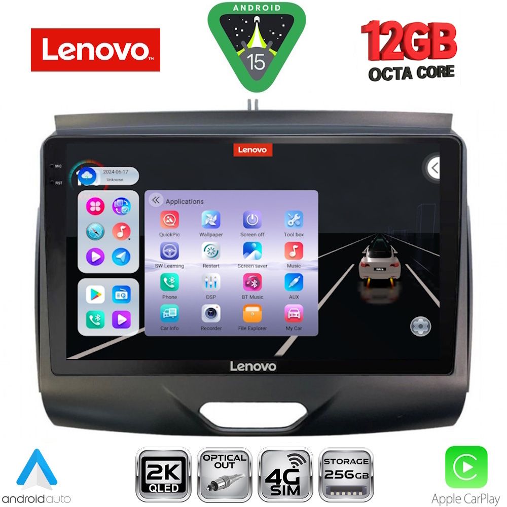 LENOVO SSZ 12172_CPA (9inc) MULTIMEDIA TABLET for FORD RANGER mod. 2015-2018 - LENOVO SSZ 12172_CPA