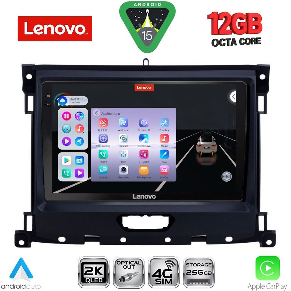 LENOVO SSZ 12173_CPA (9inc) MULTIMEDIA TABLET for FORD RANGER mod. 2018-2023 - LENOVO SSZ 12173_CPA