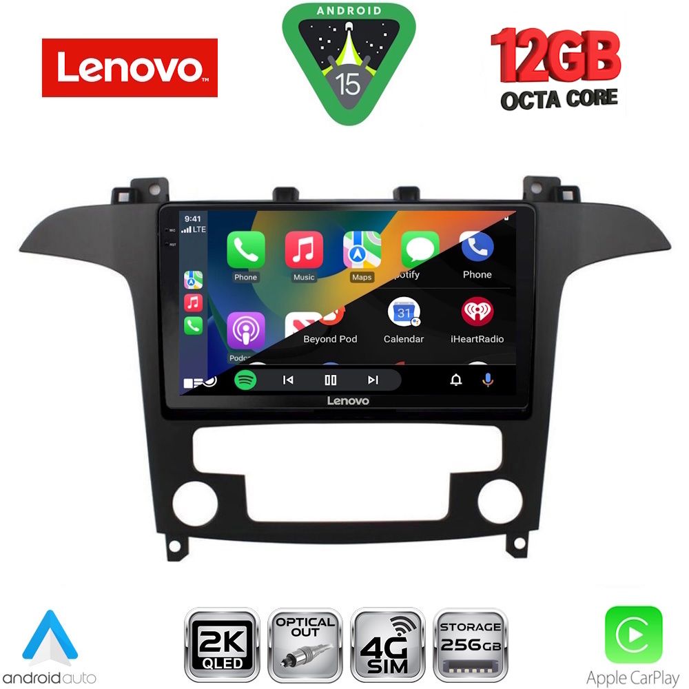 LENOVO SSZ 12175_CPA CLIMA (9inc) MULTIMEDIA TABLET for FORD SMAX mod. 2006-2014 - LENOVO SSZ 12175_CPA CL