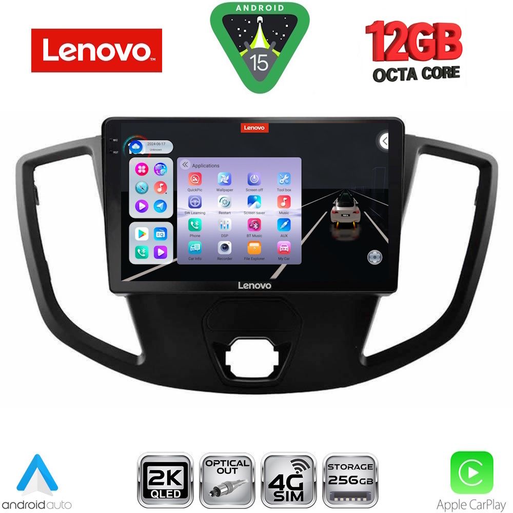 LENOVO SSZ 12179_CPA  (9inc) MULTIMEDIA TABLET for FORD TRANSIT mod. 2014-2020 - LENOVO SSZ 12179_CPA