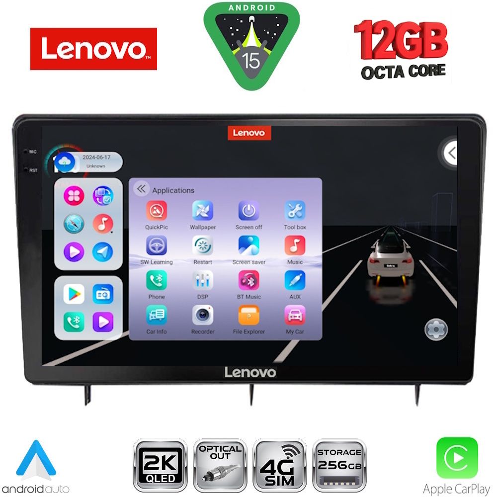 LENOVO SSZ 12192_CPA (10inc) MULTIMEDIA TABLET for HONDA CIVIC mod. 2022-2026 - LENOVO SSZ 12192_CPA