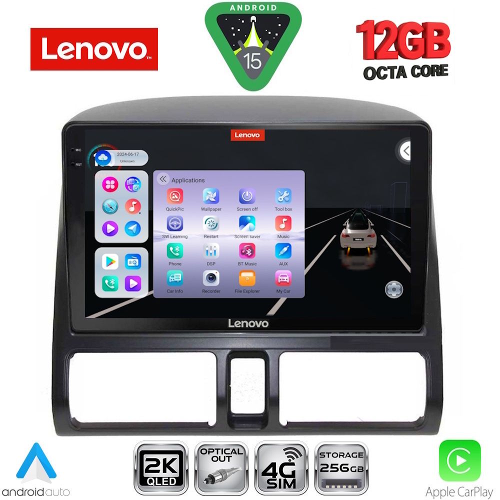 LENOVO SSZ 12196_CPA CLIMA (9inc) MULTIMEDIA TABLET for HONDA CRV mod. 1996-2006 - LENOVO SSZ 12196_CPA CL
