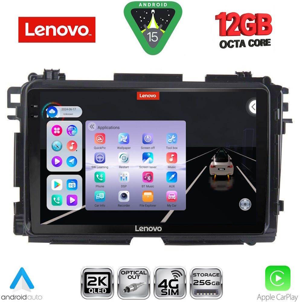 LENOVO SSZ 12201_CPA (9inc) MULTIMEDIA TABLET for HONDA HRV mod. 2015-2021 - LENOVO SSZ 12201_CPA