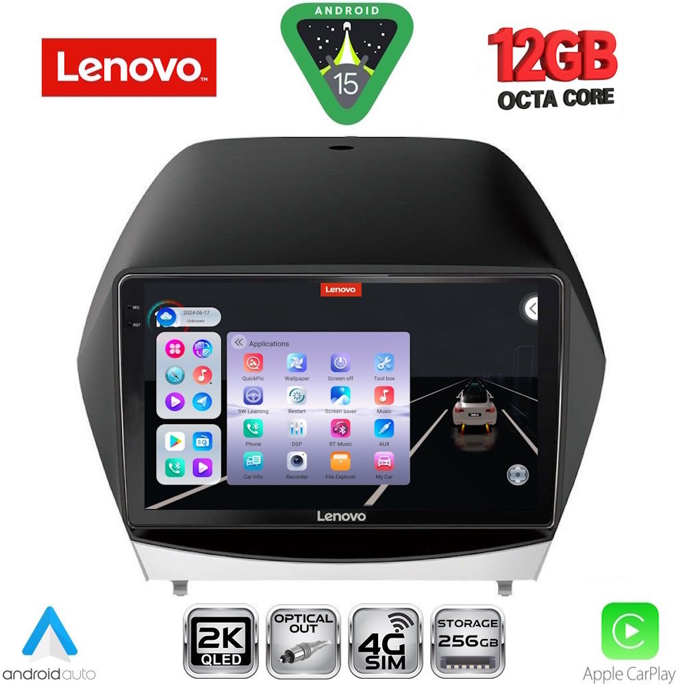 LENOVO SSZ 12235_CPA (10inc) MULTIMEDIA TABLET for HYUNDAI iX35  mod. 2010-2015 - LENOVO SSZ 12235_CPA