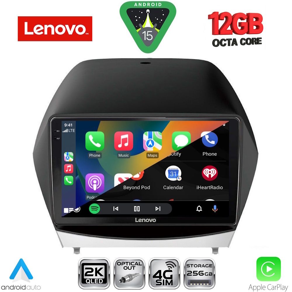 LENOVO SSZ 12235_CPA (10inc) MULTIMEDIA TABLET for HYUNDAI iX35 mod. 2010-2015 - LENOVO SSZ 12235_CPA