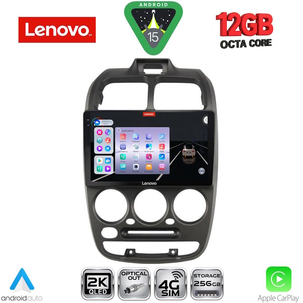Οθόνη Hyundai Accent 1999 - 2004 με CarPlay, Android Auto, GPS, Bluetooth – LENOVO SSZ 12246_CPA (9inc)