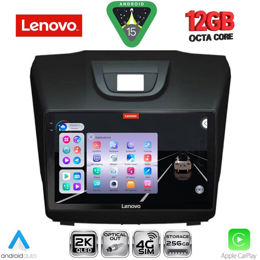 LENOVO SSZ 12255_CPA (9inc) MULTIMEDIA TABLET for ISUZU DMAX mod. 2012-2020 - LENOVO SSZ 12255_CPA