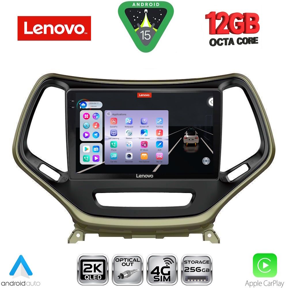 LENOVO SSZ 12273_CPA (10inc) MULTIMEDIA TABLET for JEEP  CHEROKEE mod. 2014-2026 - LENOVO SSZ 12273_CPA