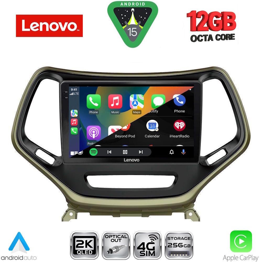 LENOVO SSZ 12273_CPA (10inc) MULTIMEDIA TABLET for JEEP  CHEROKEE mod. 2014-2026 - LENOVO SSZ 12273_CPA