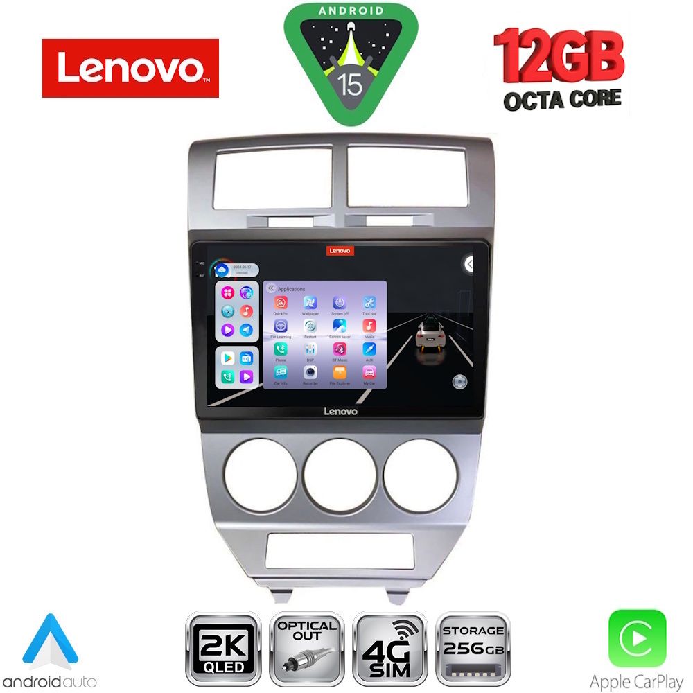 LENOVO SSZ 12275_CPA (10inc) MULTIMEDIA TABLET for DODGE CALIBER mod. 2006-2012 - LENOVO SSZ 12275_CPA