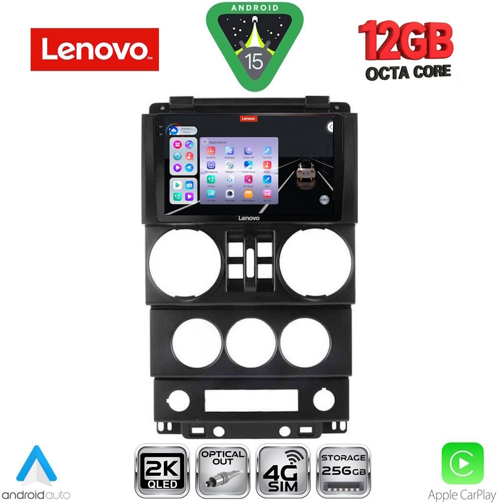 LENOVO SSZ 12294_CPA (9inc) MULTIMEDIA TABLET for JEEP WRANGLER  mod. 2006-2011 - LENOVO SSZ 12294_CPA