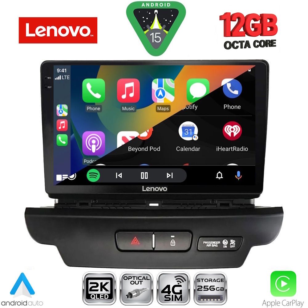 LENOVO SSZ 12304_CPA (9inc) MULTIMEDIA TABLET for KIA CEED - XCEED mod. 2018-2022 - LENOVO SSZ 12304_CPA