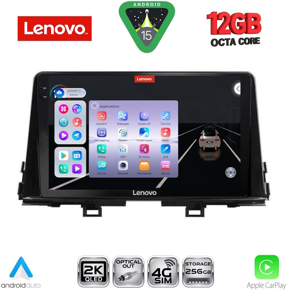 LENOVO SSZ 12310_CPA (9inc) MULTIMEDIA TABLET for KIA PICANTO mod. 2021-2026