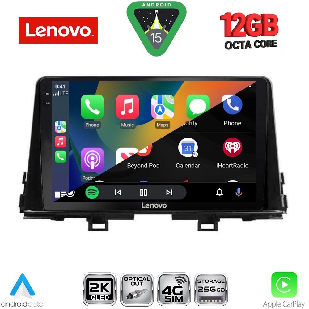 LENOVO SSZ 12310_CPA (9inc) MULTIMEDIA TABLET for KIA PICANTO mod. 2021-2026