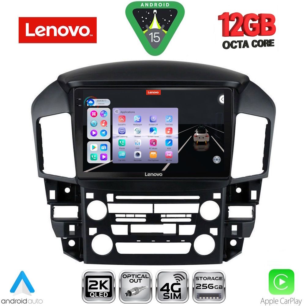 LENOVO SSZ 12344_CPA (9inc) MULTIMEDIA TABLET for LEXUS RX 300 mod. 1998-2003 - LENOVO SSZ 12344_CPA