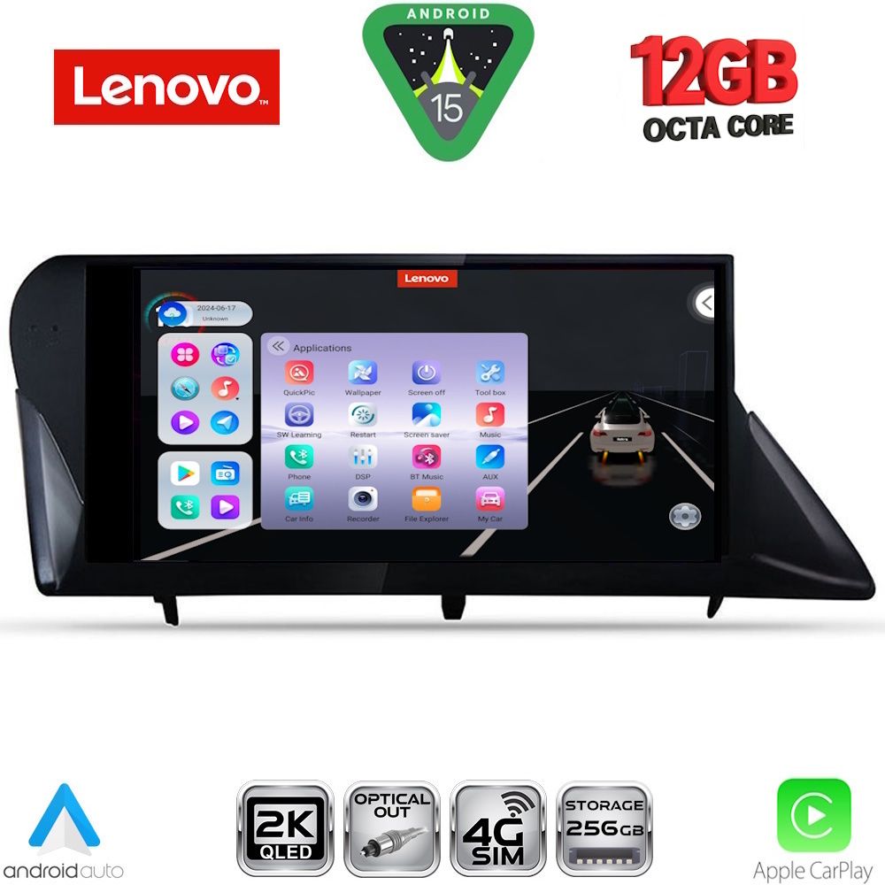 LENOVO SSZ 12346_CPA (9inc) MULTIMEDIA TABLET for LEXUS RX mod. 2009-2014 - LENOVO SSZ 12346_CPA