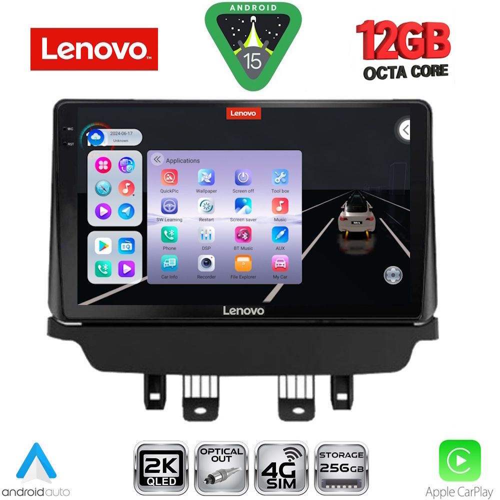 LENOVO SSZ 12362_CPA (9inc) MULTIMEDIA TABLET for MAZDA 2 mod. 2014-2023 - LENOVO SSZ 12362_CPA
