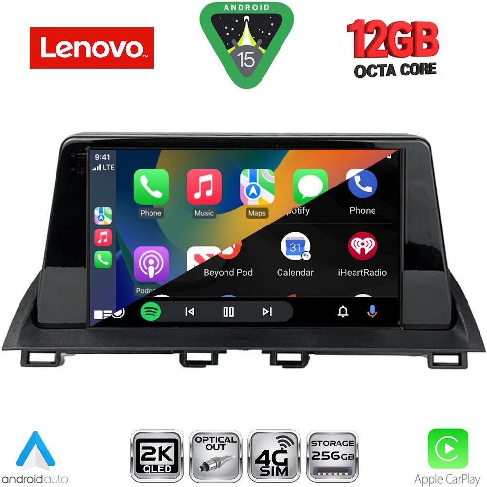 LENOVO SSZ 12367_CPA (9inc) MULTIMEDIA TABLET for MAZDA 3 mod. 2014-2019 - LENOVO SSZ 12367_CPA