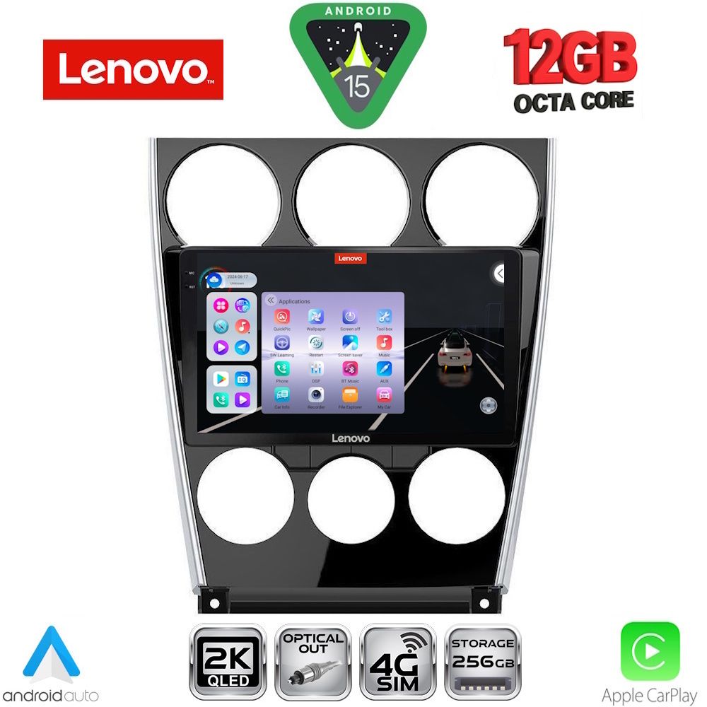 LENOVO SSZ 12375_CPA (9inc) MULTIMEDIA TABLET for MAZDA 6 (FACELIFT) mod. 2005-2008 - LENOVO SSZ 12375_CPA