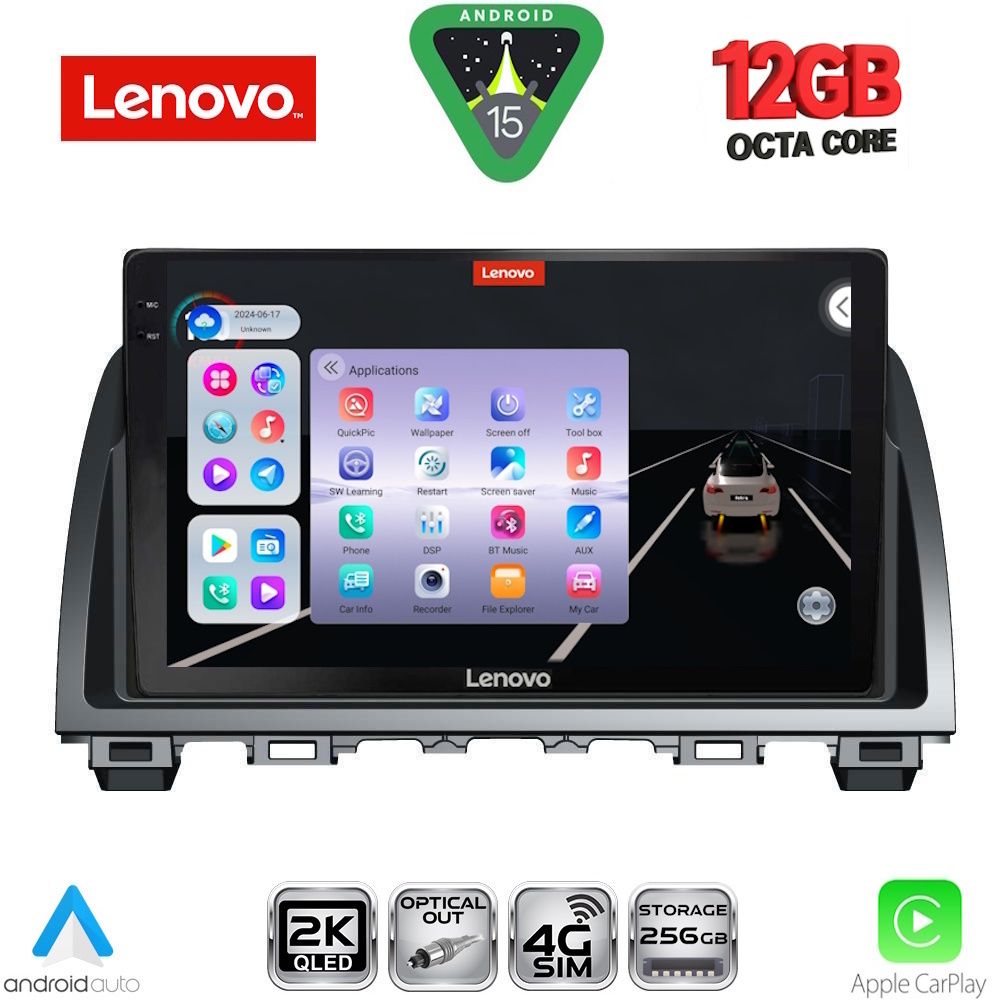 LENOVO SSZ 12378_CPA (9inc) MULTIMEDIA TABLET for MAZDA 6 mod. 2012-2017 - LENOVO SSZ 12378_CPA