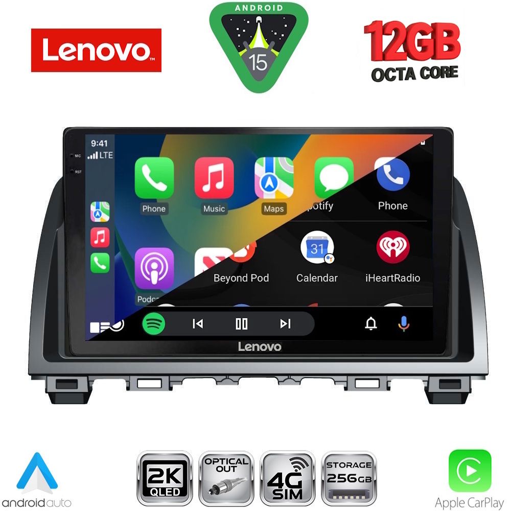 LENOVO SSZ 12378_CPA (9inc) MULTIMEDIA TABLET for MAZDA 6 mod. 2012-2017 - LENOVO SSZ 12378_CPA