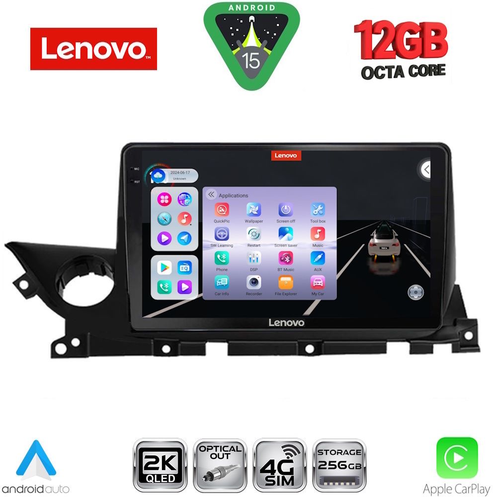 LENOVO SSZ 12379B_CPA (9inc) MULTIMEDIA TABLET for MAZDA 6 mod. 2021-2026 - LENOVO SSZ 12379B_CPA