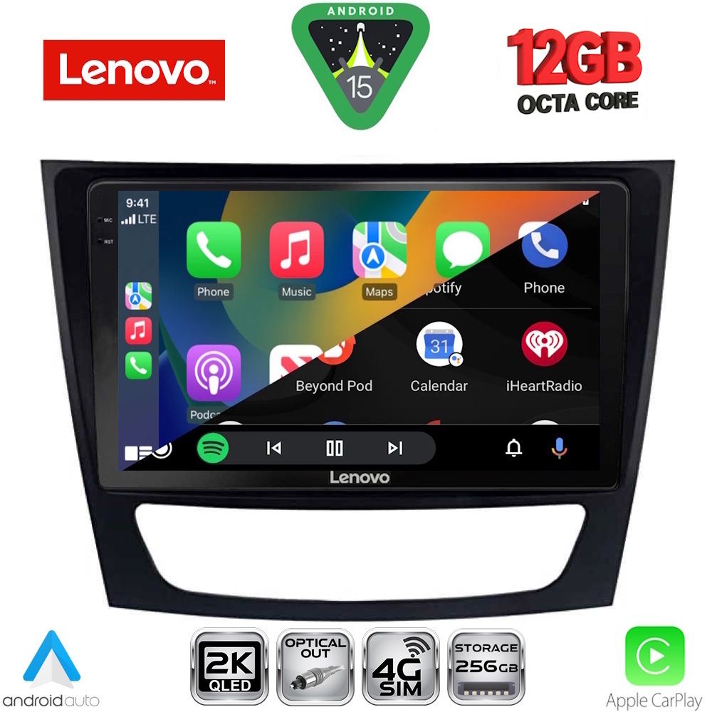 LENOVO SSZ 12408_CPA (9inc) MULTIMEDIA TABLET for MERCEDES E (W211) – CLS (W219) mod. 2003-2009 - LENOVO SSZ 12408_CPA