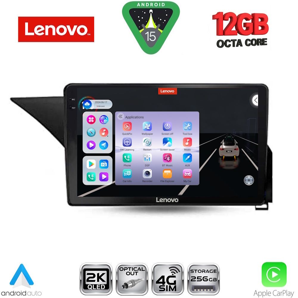 LENOVO SSZ 12410_CPA (10inc) MULTIMEDIA TABLET for MERCEDES E (W212) mod. 2012-2014 (NTG 4.5) - LENOVO SSZ 12410_CPA