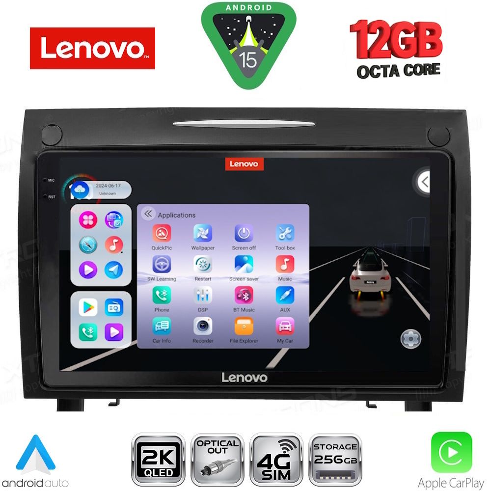 LENOVO SSZ 12419_CPA (9inc) MULTIMEDIA TABLET for MERCEDES SLK R171 mod. 2004-2010 - LENOVO SSZ 12419_CPA