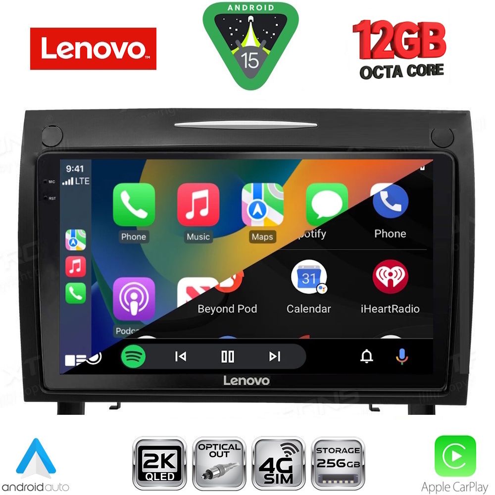 LENOVO SSZ 12419_CPA (9inc) MULTIMEDIA TABLET for MERCEDES SLK R171 mod. 2004-2010 - LENOVO SSZ 12419_CPA