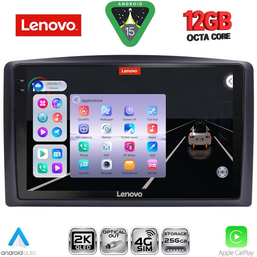 LENOVO SSZ 12421_CPA (10inc) MULTIMEDIA TABLET for MERCEDES VITO – VIANO  (W447) mod. 2015-2022