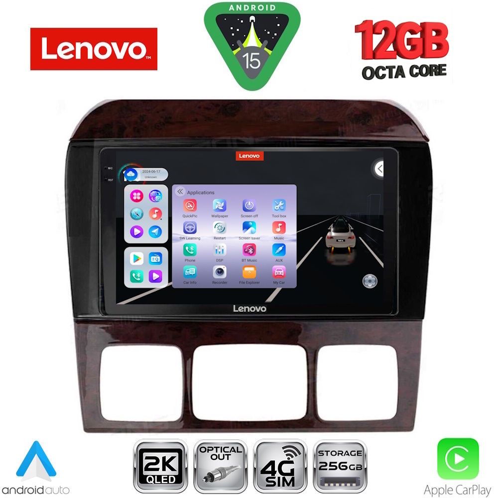 LENOVO SSZ 12426_CPA (9inc) MULTIMEDIA TABLET for MERCEDES  S  W220  mod. 1998-2005 - LENOVO SSZ 12426_CPA