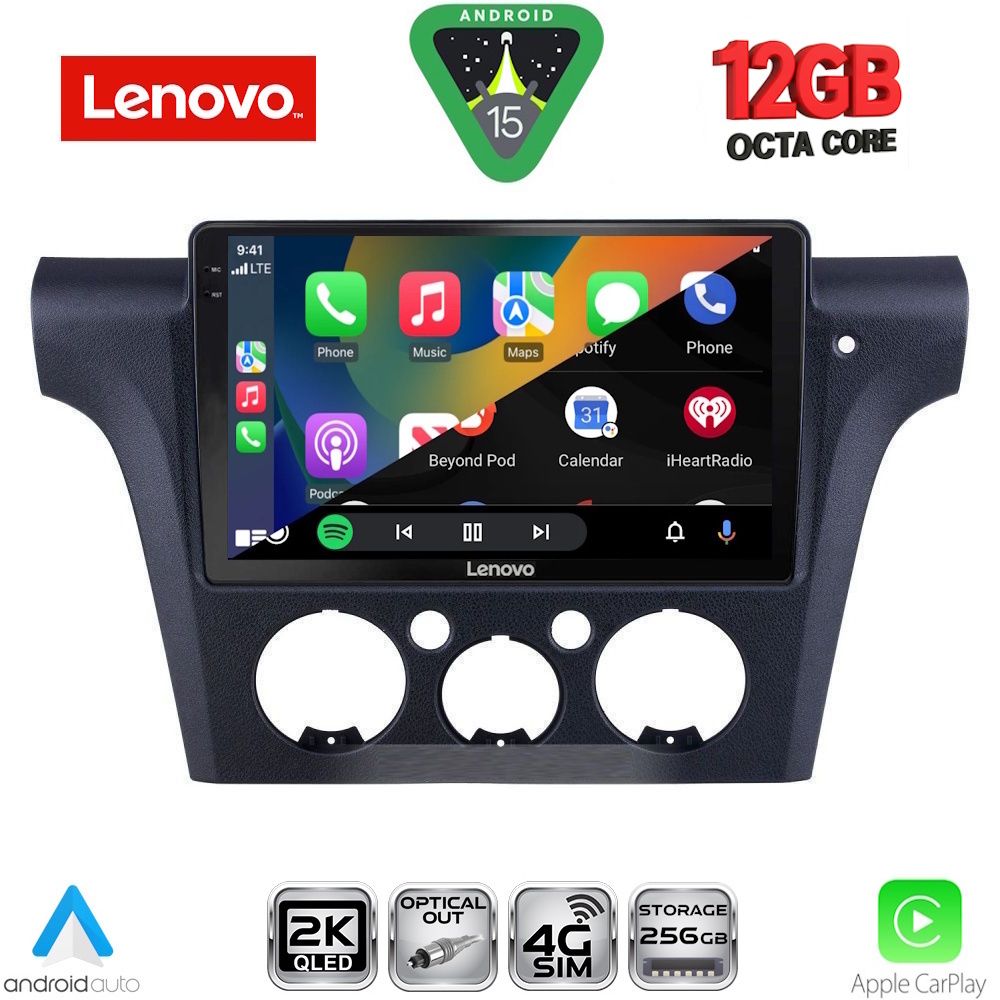 LENOVO SSZ 12441_CPA CLIMA (10inc) MULTIMEDIA TABLET for MITSUBISHI OUTLANDER mod. 2001-2005 with CLIMA - LENOVO SSZ 12441_CPA CL