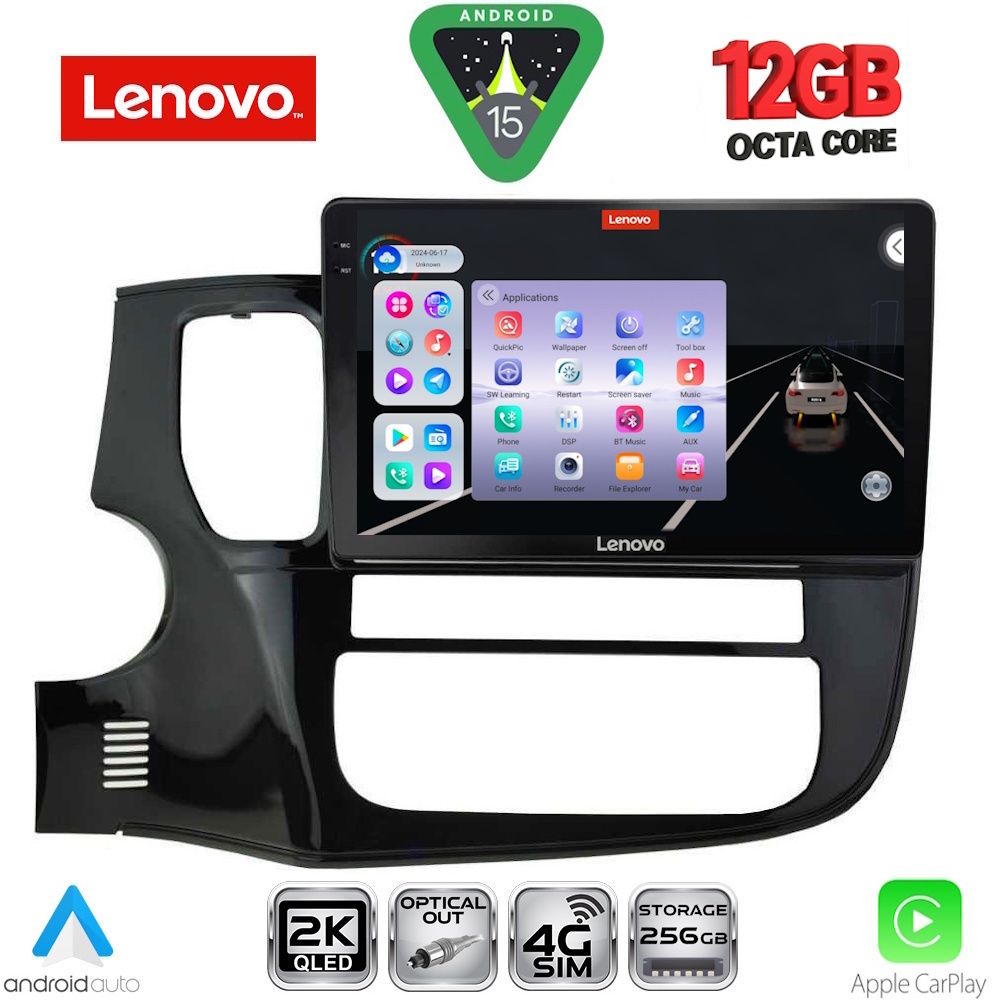 LENOVO SSZ 12443_CPA (10inc) MULTIMEDIA TABLET for MITSUBISHI OUTLANDER mod. 2013-2020 - LENOVO SSZ 12443_CPA