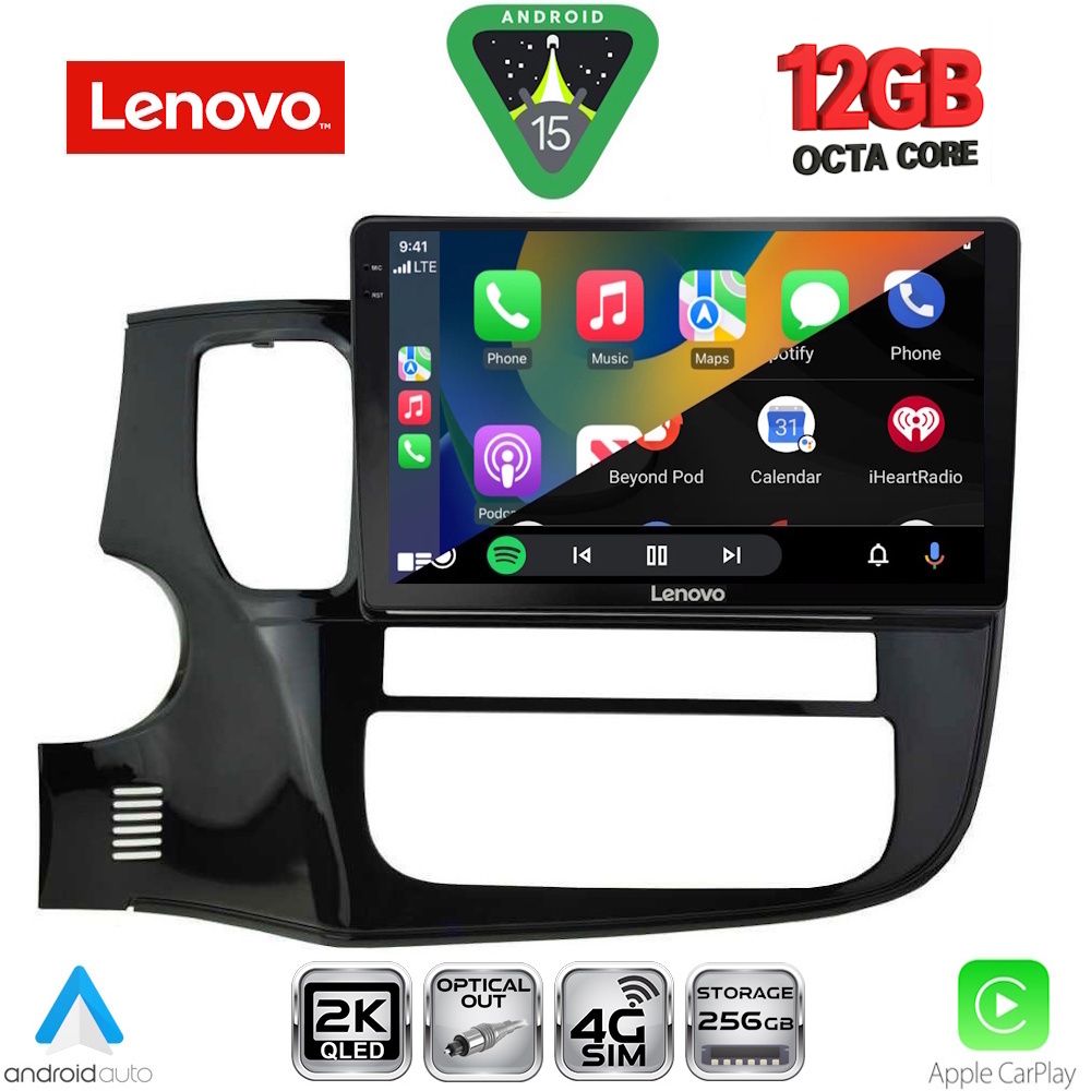 LENOVO SSZ 12443_CPA (10inc) MULTIMEDIA TABLET for MITSUBISHI OUTLANDER mod. 2013-2020 - LENOVO SSZ 12443_CPA