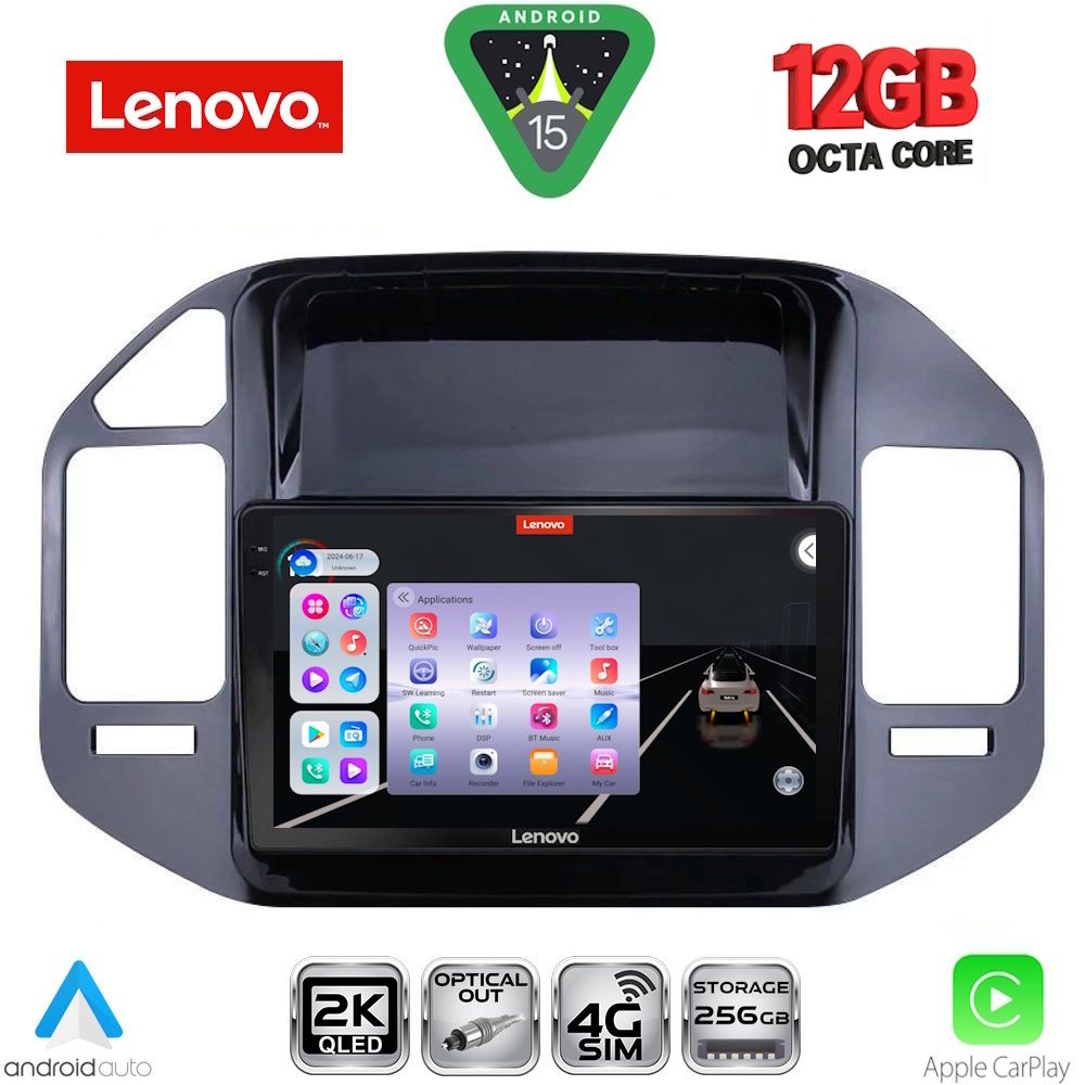 LENOVO SSZ 12444_CPA (9inc) MULTIMEDIA TABLET for MITSUBISHI PAJERO mod. 1999-2006 - LENOVO SSZ 12444_CPA