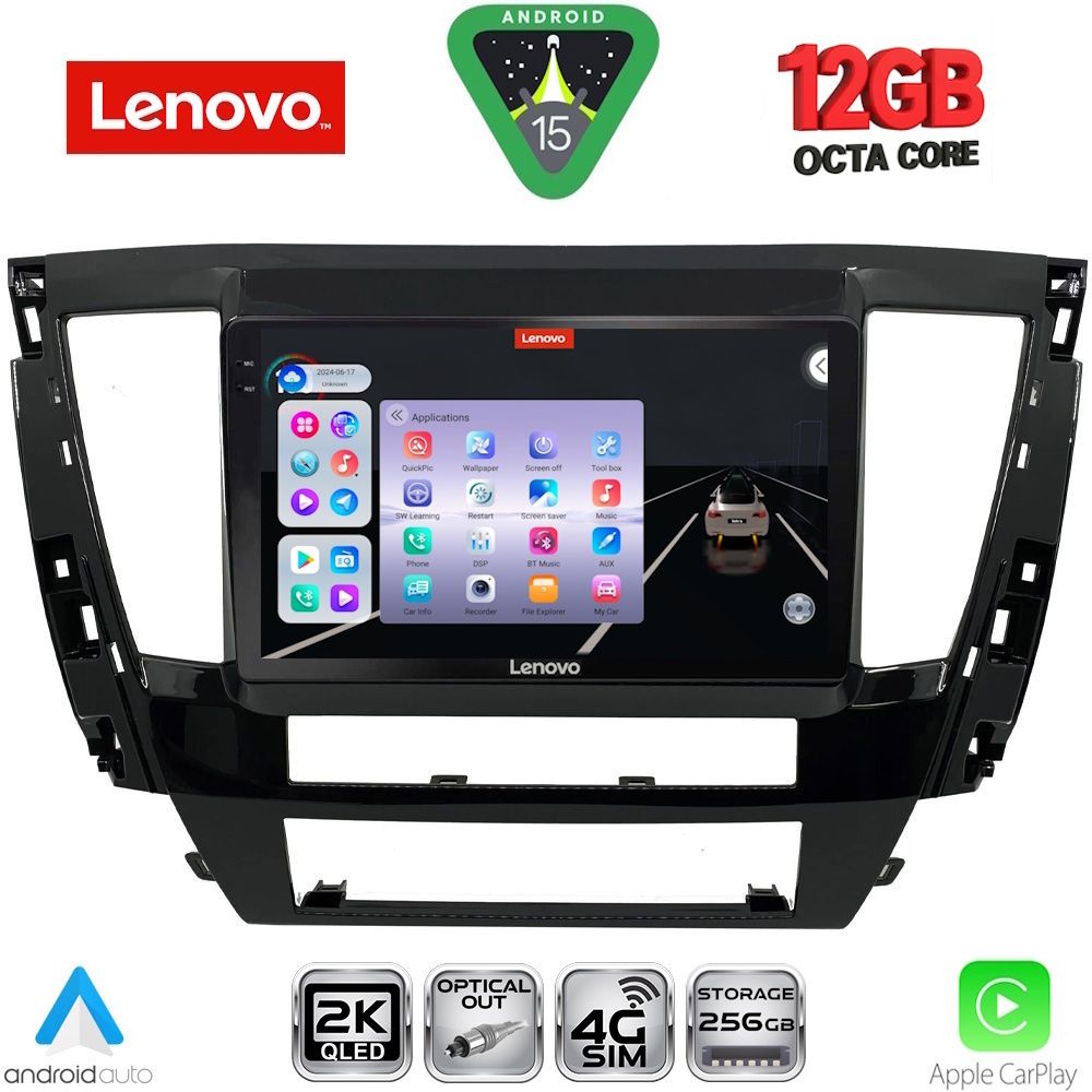 LENOVO SSZ 12447S_CPA (9inc) MULTIMEDIA TABLET for MITSUBISHI PAJERO SPORT mod. 2020-2026 - LENOVO SSZ 12447S_CPA