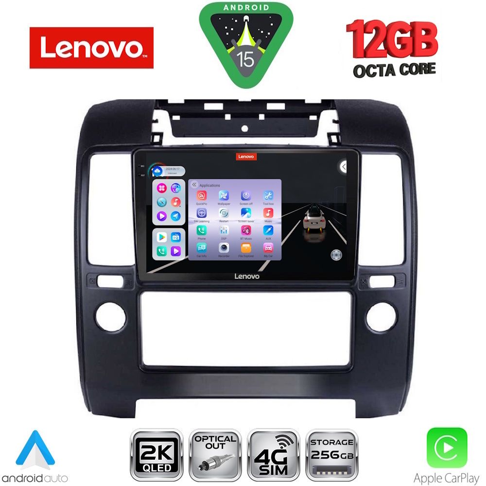 LENOVO SSZ 12454_CPA A/C (9inc) MULTIMEDIA TABLET for NISSAN NAVARA D40 mod. 2006-2011 με A/C - LENOVO SSZ 12454_CPA A/C
