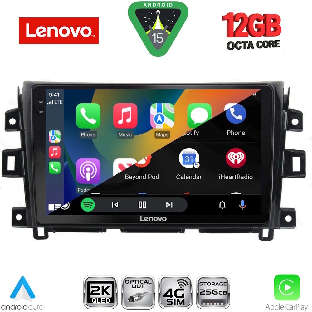 LENOVO SSZ 12456_CPA (10inc) MULTIMEDIA TABLET for NISSAN NAVARA mod. 2016-2025 - LENOVO SSZ 12456_CPA
