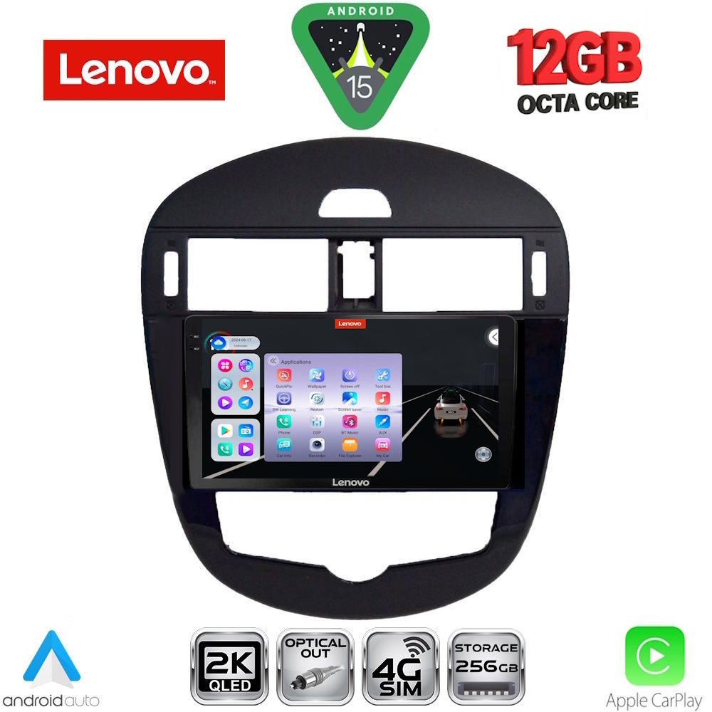 LENOVO SSZ 12470_CPA CLIMA (9inc) MULTIMEDIA TABLET for NISSAN PULSAR mod. 2014-2020