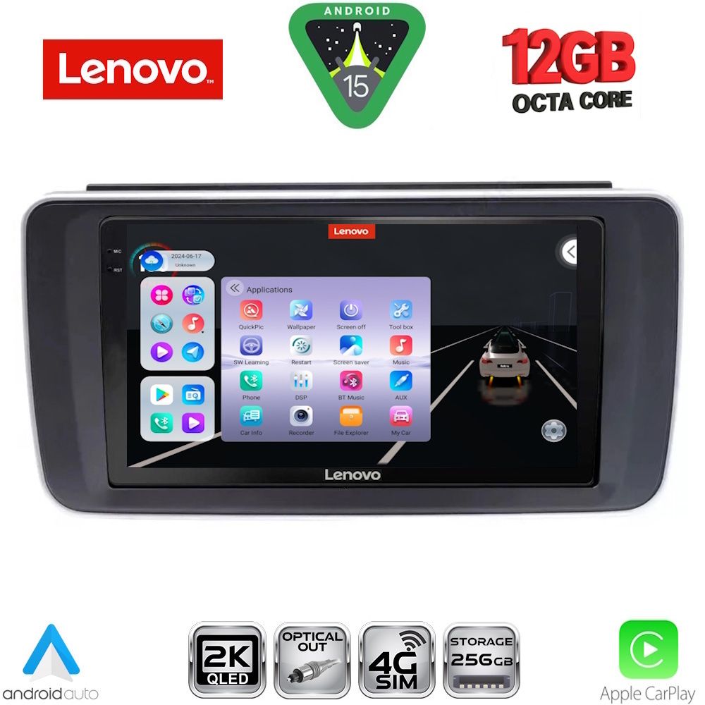 LENOVO SSZ 12473_CPA (9inc) MULTIMEDIA TABLET for NISSAN LEAF mod. 2018-2026 - LENOVO SSZ 12473_CPA