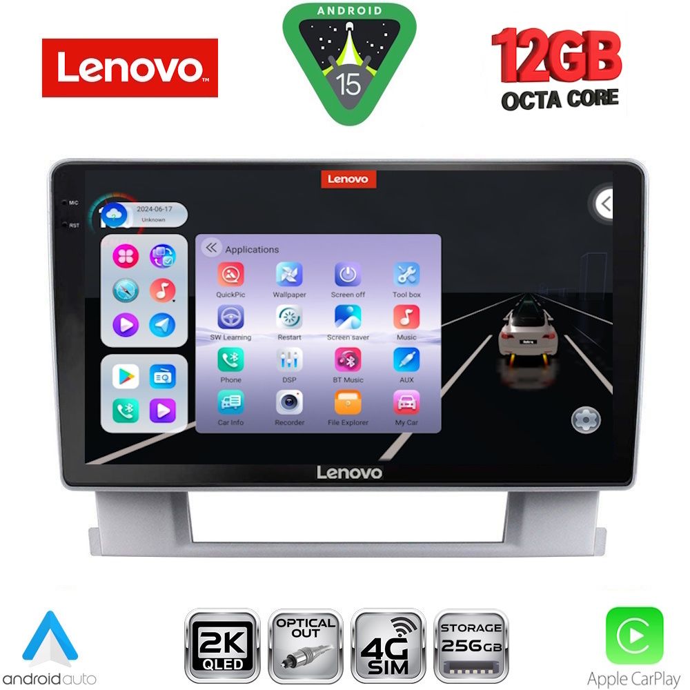 LENOVO SSZ 12482_CPA (9inc) MULTIMEDIA TABLET for OPEL ASTRA J mod. 2010-2016