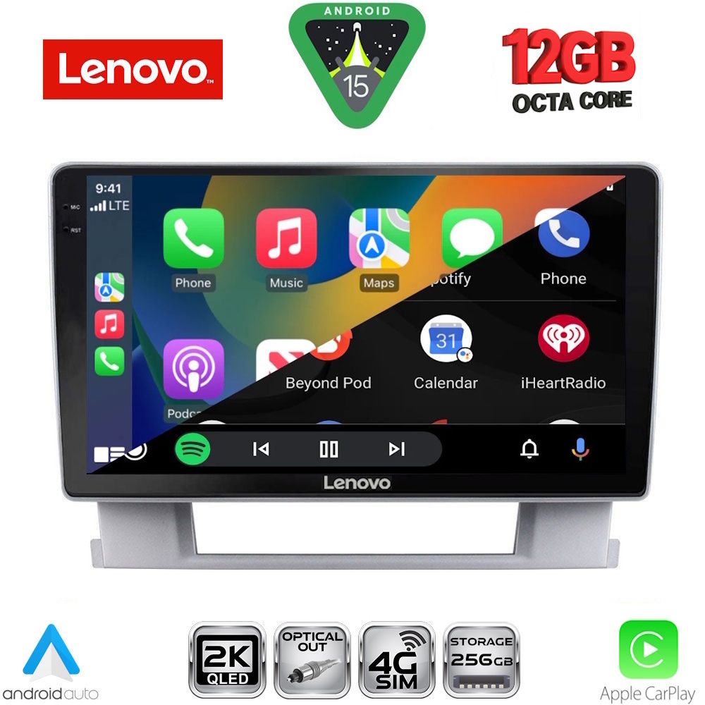 LENOVO SSZ 12482_CPA (9inc) MULTIMEDIA TABLET for OPEL ASTRA J mod. 2010-2016