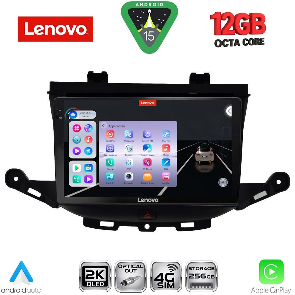 LENOVO SSZ 12483_CPA (9inc) MULTIMEDIA TABLET for OPEL ASTRA K mod. 2015-2022 - LENOVO SSZ 12483_CPA