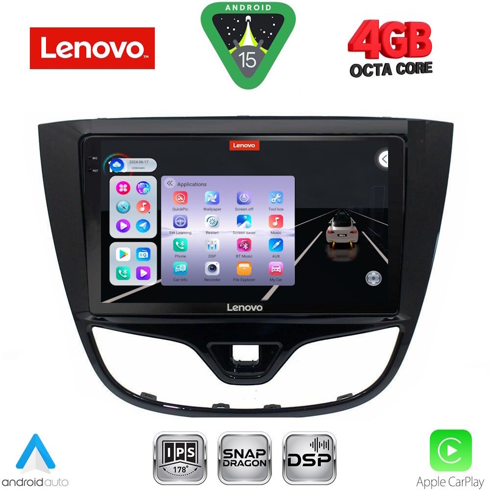 LENOVO SSZ 12489_CPA (10inc) MULTIMEDIA TABLET for OPEL KARL mod. 2014-2019 - LENOVO SSZ 12489_CPA