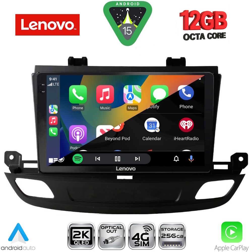 LENOVO SSZ 12493_CPA (9inc) MULTIMEDIA TABLET for OPEL INSIGNIA mod. 2018-2024 - LENOVO SSZ 12493_CPA