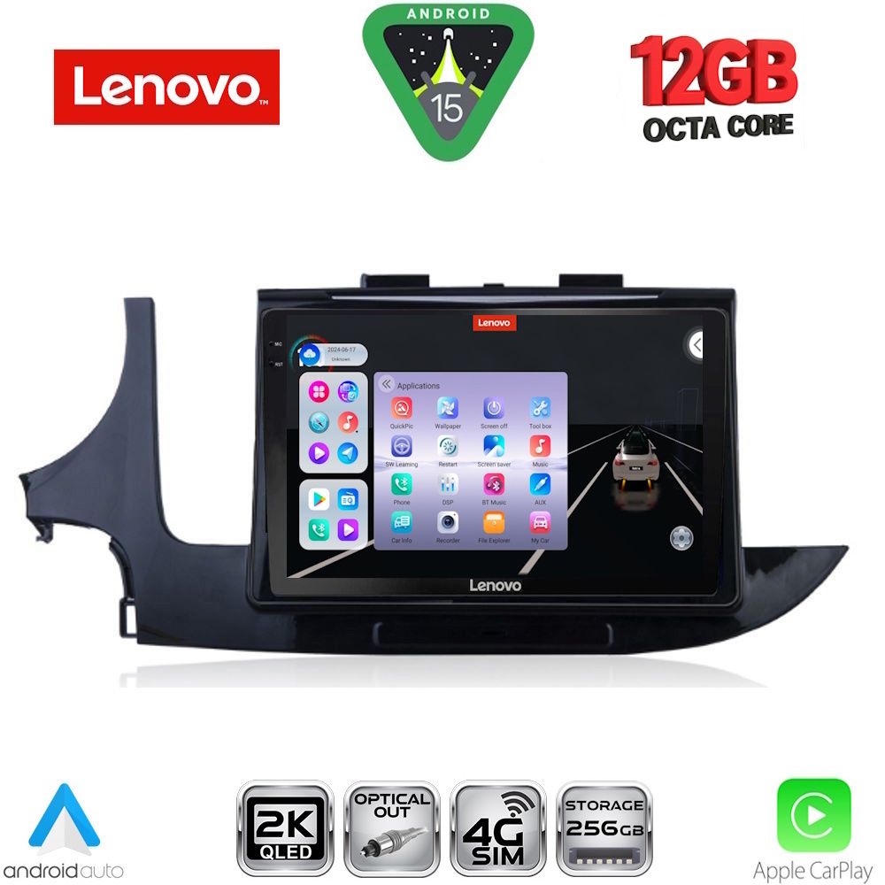 LENOVO SSZ 12497_CPA (9inc) MULTIMEDIA TABLET for OPEL MOKKA mod. 2016-2021 - LENOVO SSZ 12497_CPA