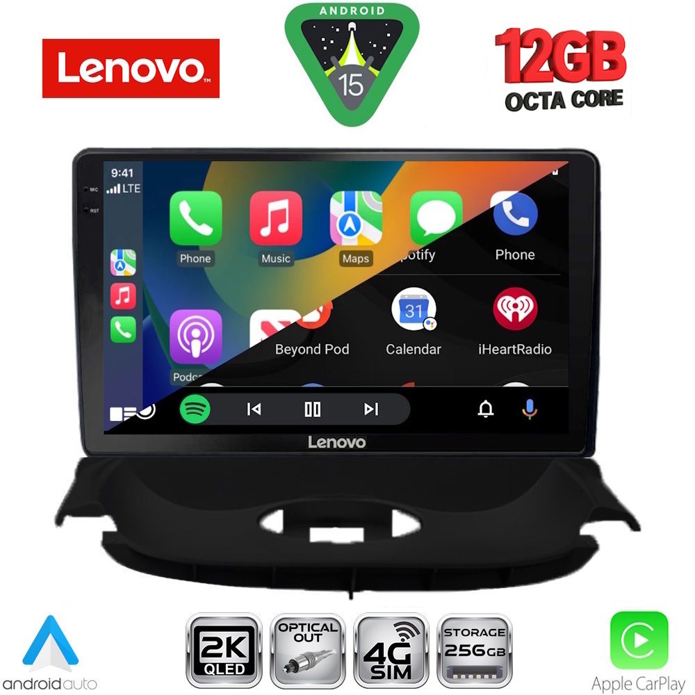 LENOVO SSZ 12505_CPA (9inc) MULTIMEDIA TABLET for PEUGEOT 206 mod. 1998-2006 - LENOVO SSZ 12505_CPA